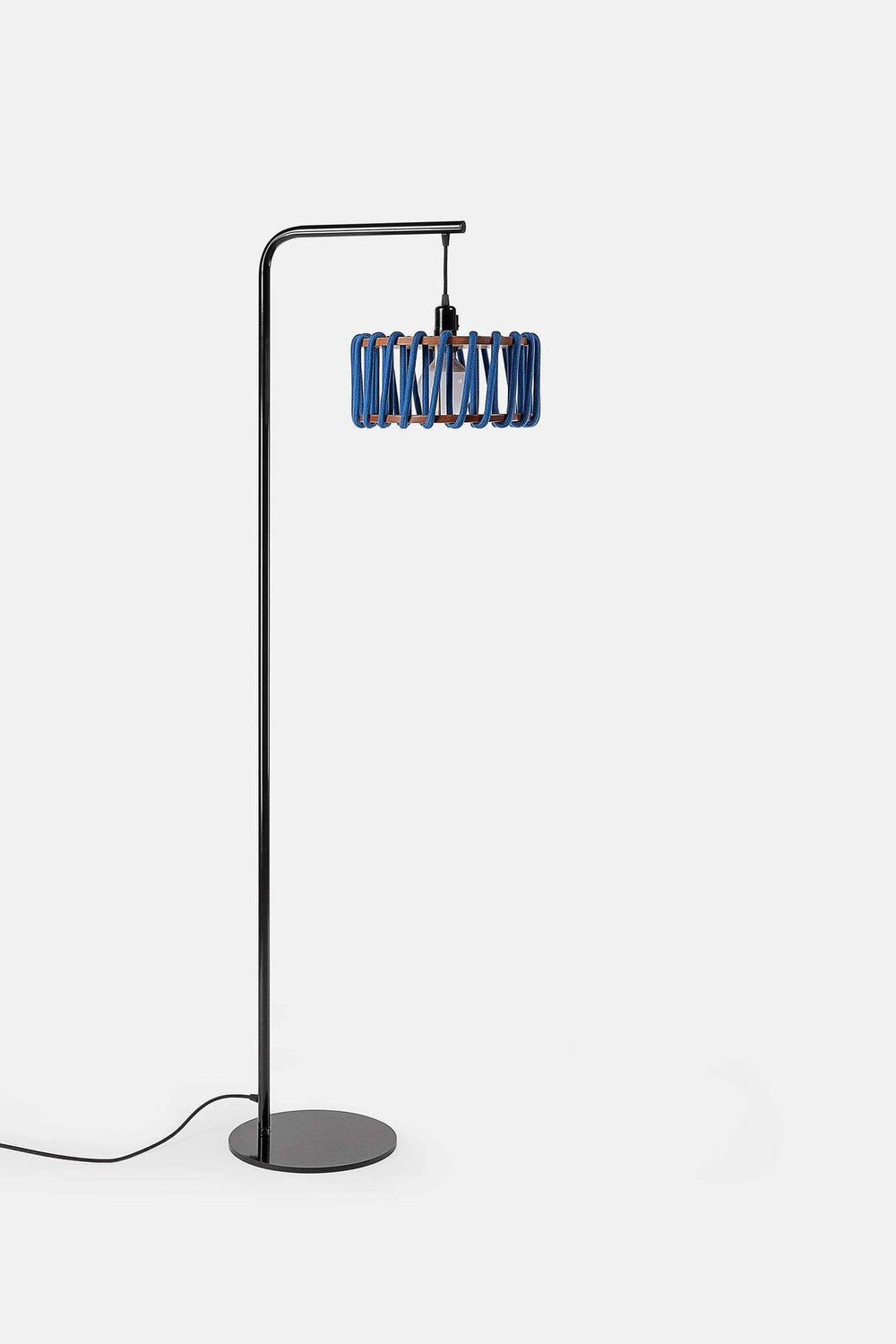 Macaron Floor Lamp, black frame - LUMORA DECO