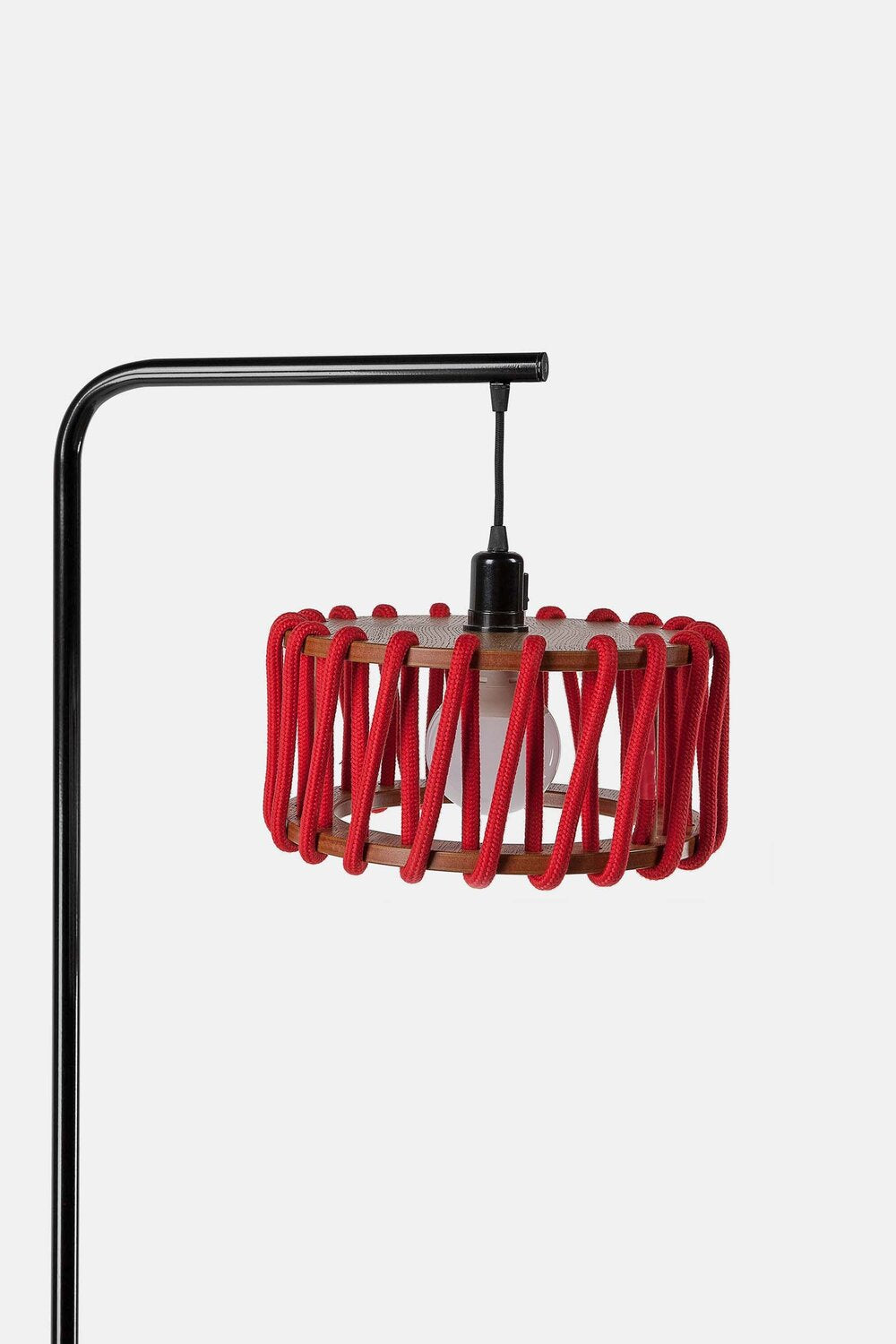 Macaron Floor Lamp, black frame - LUMORA DECO