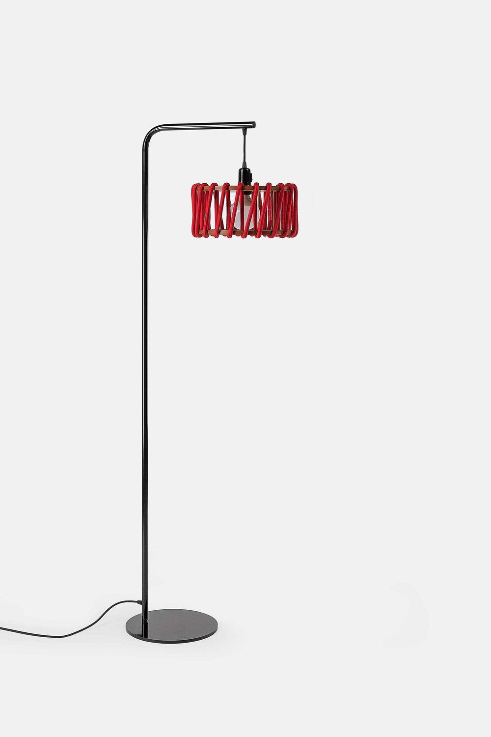 Macaron Floor Lamp, black frame - LUMORA DECO