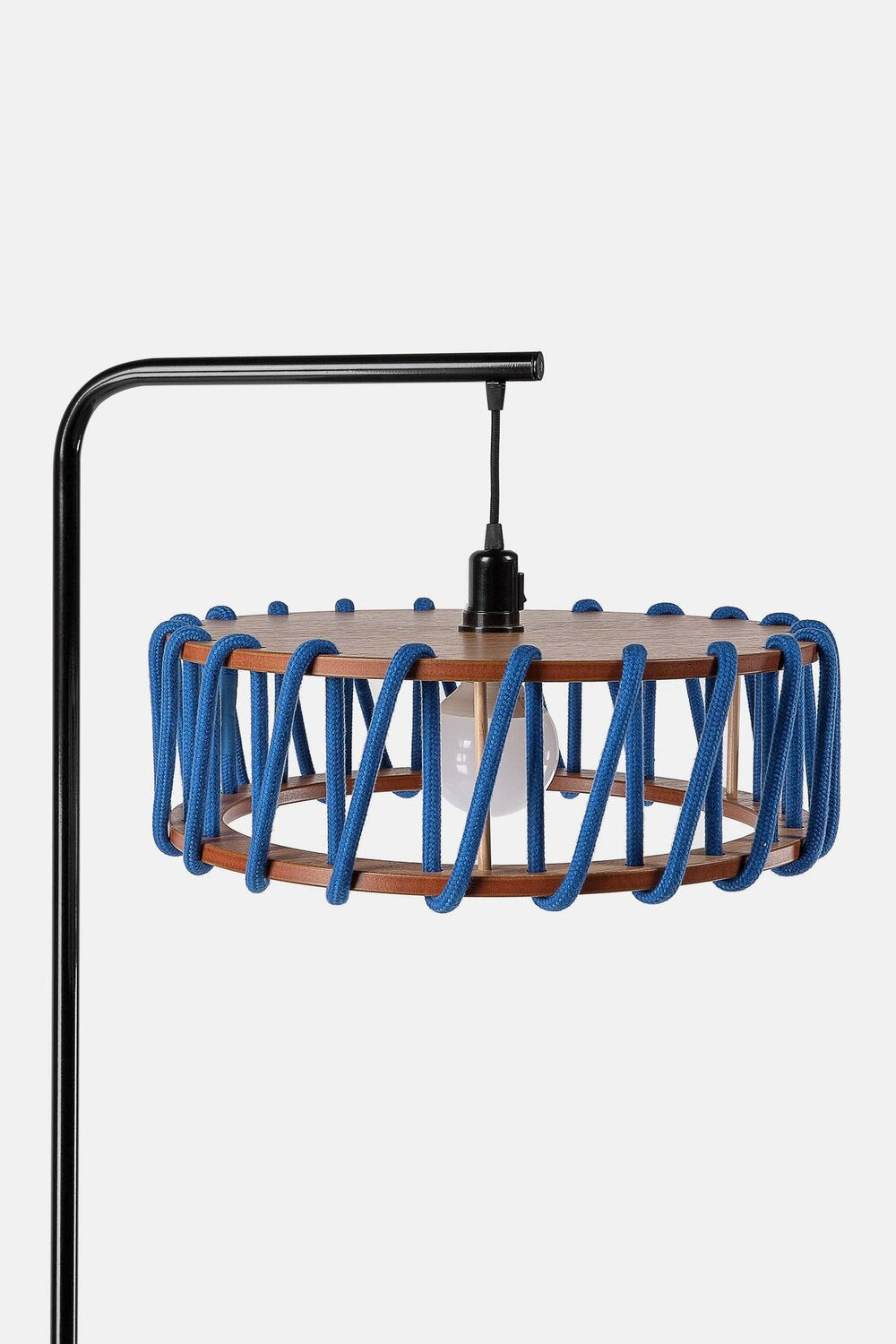 Macaron Floor Lamp, black frame - LUMORA DECO