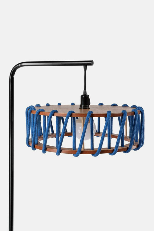 Macaron Floor Lamp, black frame - LUMORA DECO