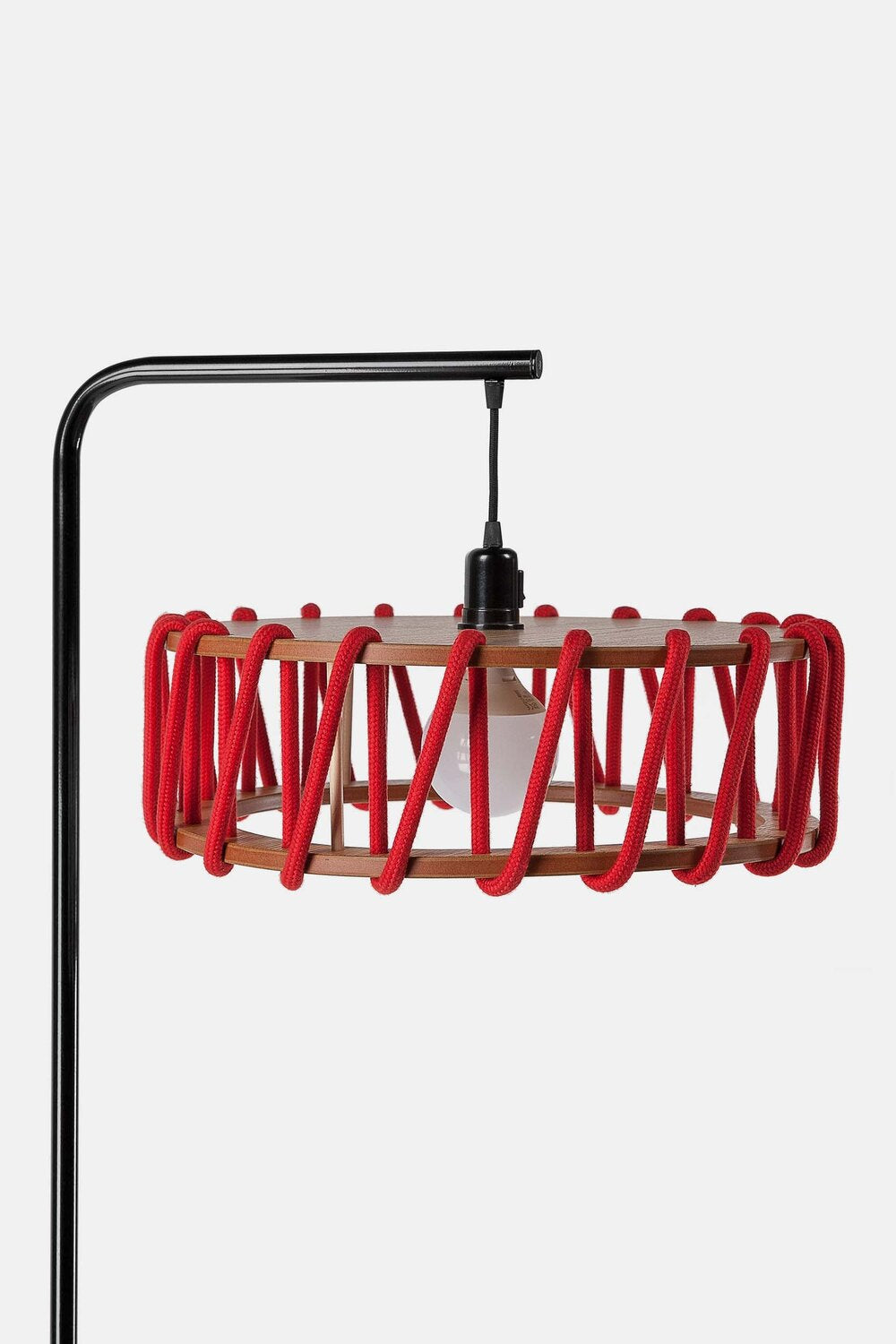 Macaron Floor Lamp, black frame - LUMORA DECO