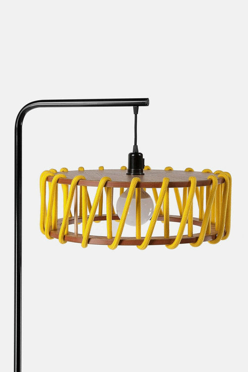 Macaron Floor Lamp, black frame - LUMORA DECO